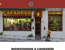 Tablet Screenshot of caparros.net